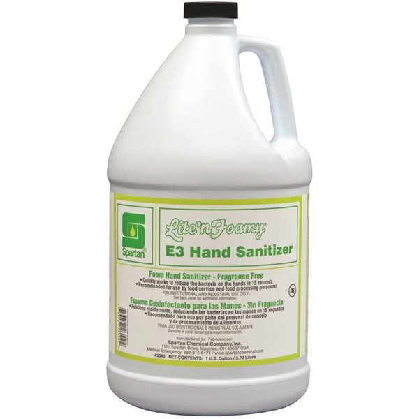 Spartan Lite'n Foamy E3 1 Gallon Hand Sanitizer, 4PK 334004